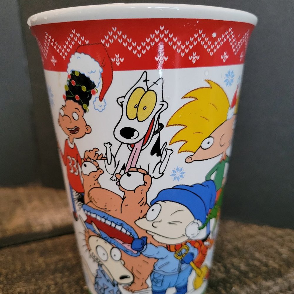 Nickelodeon 90s Cartoons Cup Rugrats Ren Stimpy